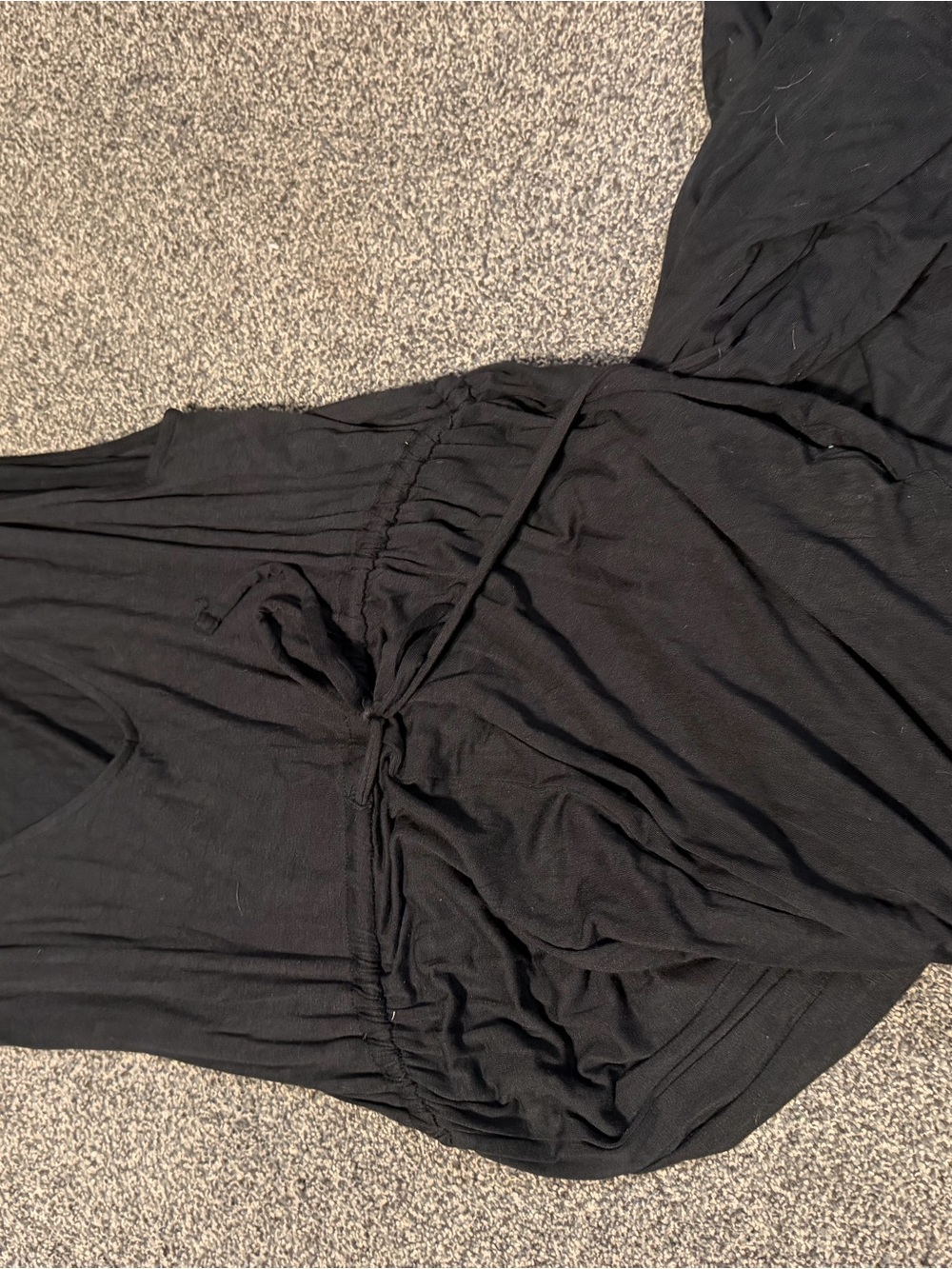 Maurices Black Jumpsuit with Tie Waist